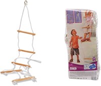Eichhorn escalera de cuerda exterior juguete de escalada de madera para niños 140-210 cm