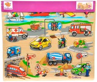Eichhorn puzzle de madera mega con perillas - juguete educativo infantil-2