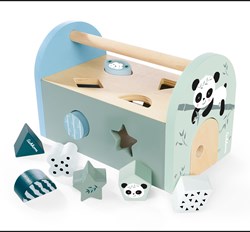 Eichhorn caja de formas de madera juguete educativo multicolor FSC
