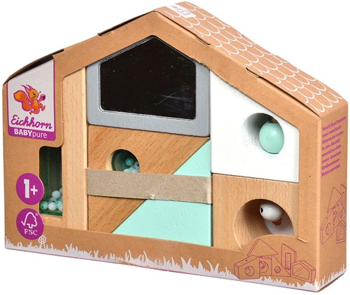 Eichhorn bloques construcción madera sonido FSC juguete sostenible bebé