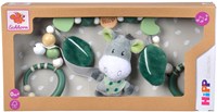 Eichhorn bebé cadena carrito verde sensorial peluche