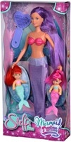 Muñeca sirena Steffi Love con gemelas - muñeca de juguete para niños-2