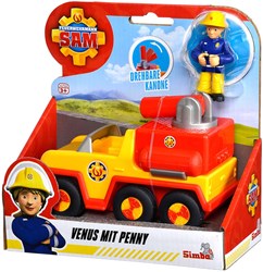 Simba Sam el Bombero camión de bomberos Venus juguete con figura Jenny