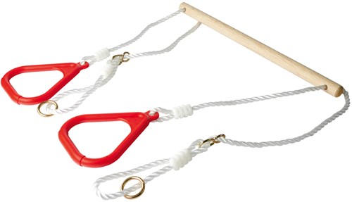 Simba aros de gimnasia de madera para exterior - trapecio ajustable - Eichhorn-2