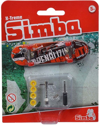 Simba finger skateboard X-Treme con accesorios - set de acrobacias de juguete