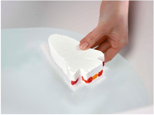 Bomba de baño cohete Glibbi juguete de baño efervescente colorido para niños-3