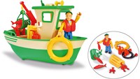 Simba Sam el Bombero barco de pesca juguete con figura - Charlie-2