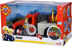 Simba Sam el bombero Phoenix camión grúa juguete con caballo