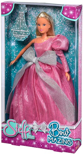 Steffi Love muñeca fashion vestido de gala rosa muñeca 29 cm juguete-2