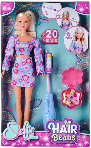 Muñeca fashion Steffi Love cuentas para el pelo muñeca de peinado con accesorios