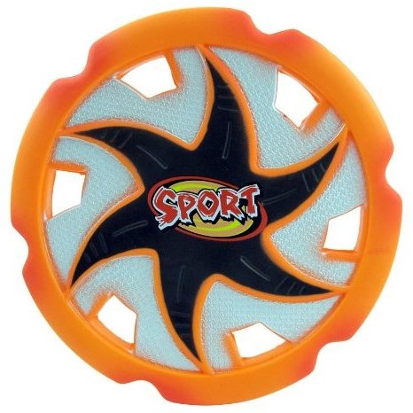 HOT Sports + Toys disco volador espuma suave naranja 23 cm - juguete frisbee