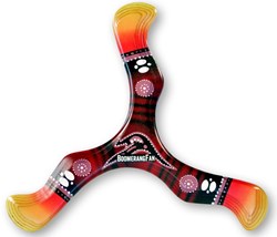Boomerang Fan boomerang de madera Runner derecho 26cm rojo 25m juguete