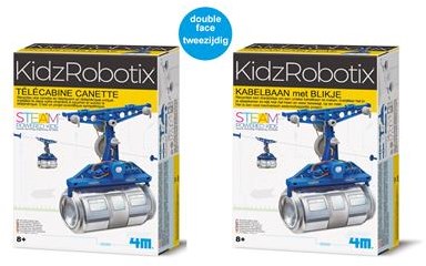 4M KidzRobotix set de construcción teleférico - juguete educativo - 8+