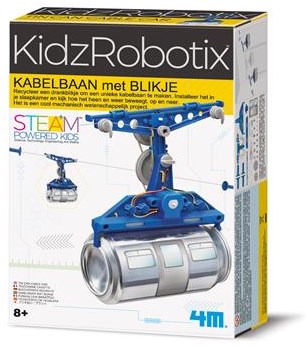 4M KidzRobotix set de construcción teleférico - juguete educativo - 8+-3