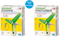 4M set de construcción de turbina eólica - Kidzlabs Green Science Eco-Engineering juguete