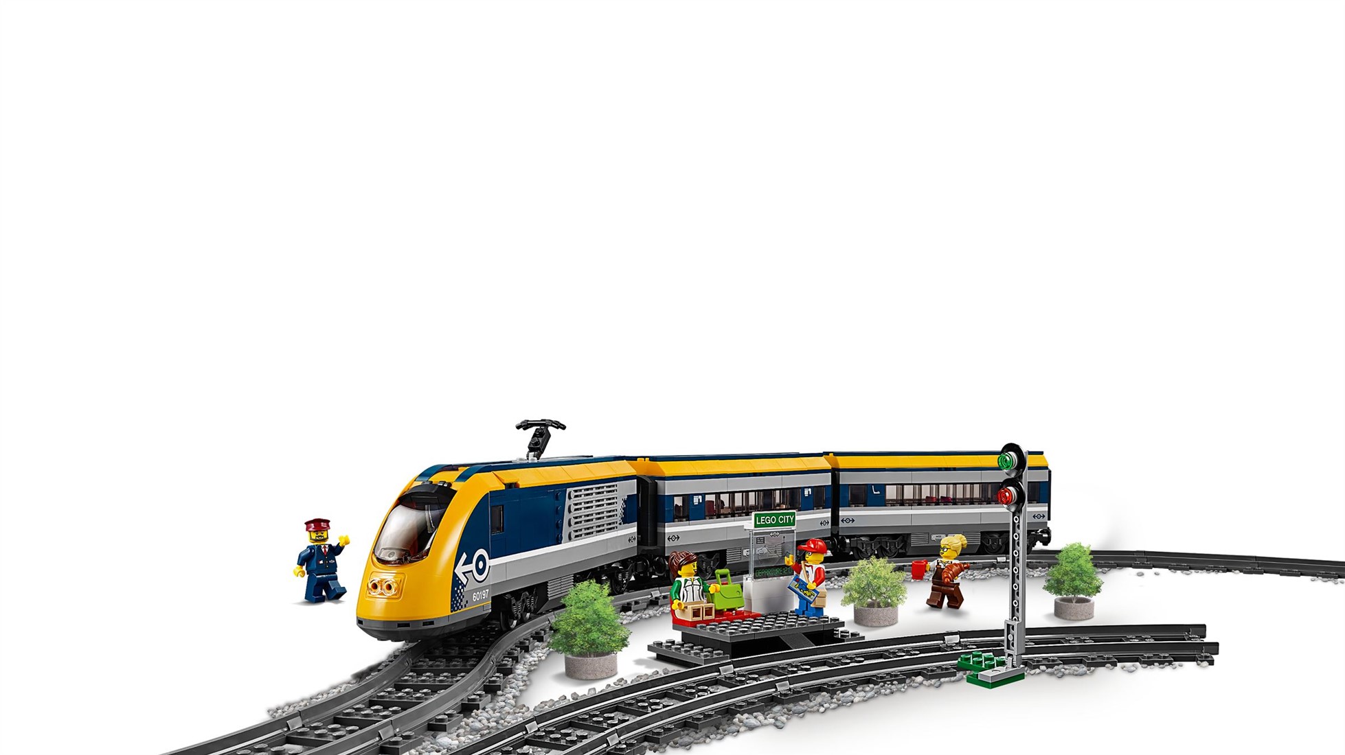 La ciudad combinar posibilidad LEGO City Tren de pasajeros - 60197
