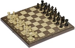 Goki 56920 Tablero de ajedrez sencillo Juego de ajedrez para viaje