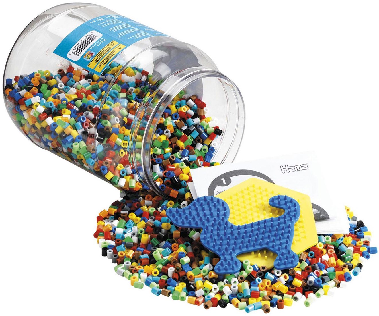 SES Creative - Cuentas Para Planchar Que Brillan En La Oscuridad, Tema Universo, 1200 Cuentas Sin PVC