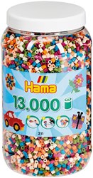 Hama cuentas para planchar - bote creativo 13.000 piezas mix
