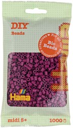 Hama Bio Cuentas para planchar juguete - Ciruela midi 1000 piezas ecológico