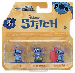 Jada Toys Stitch mini figuras de juego - Colección Lilo & Stitch 3 piezas