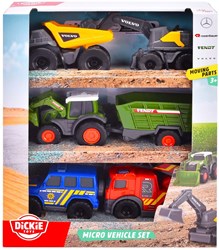 Dickie set de vehículos de juguete - Micro City Team - 6 piezas - coche