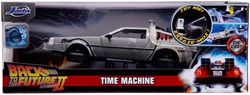 Jada Toys coche Time Machine Regreso al Futuro 2 modelo a escala 1:24