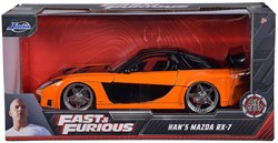 Jada Toys Fast & Furious Mazda RX-7 coche de juguete modelo 1:24 naranja