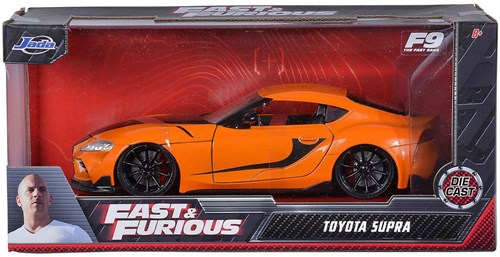 Jada Toys Fast & Furious coche de juguete Toyota Supra 1:24 naranja negro