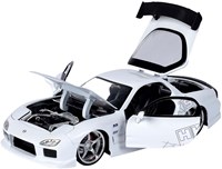 Jada Toys Fast & Furious Mazda RX-7 1:24 coche modelo blanco juguete-2