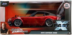 Jada Toys Fast & Furious Nissan Datsun 240Z 1:24 Coche Diecast Rojo