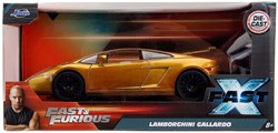Jada Toys Fast & Furious Lamborghini Gallardo coche modelo 1:24 dorado