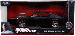 Jada Toys Fast & Furious Dodge Charger modelo a escala 1:24 negro