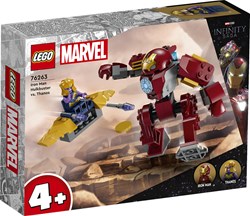 LEGO Marvel figura de acción Iron Man Hulkbuster vs Thanos set de construcción