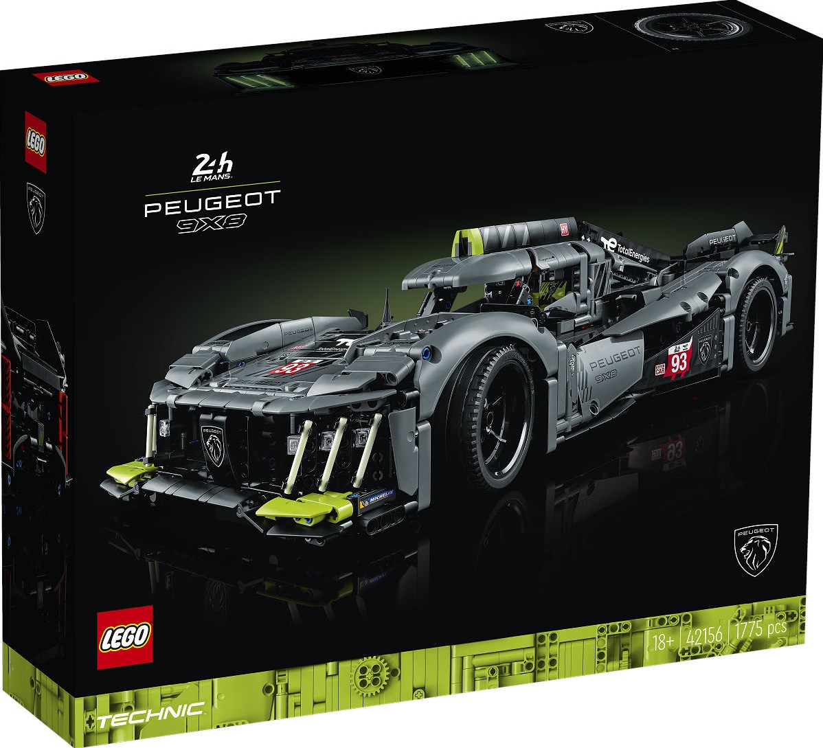 LEGO Technic PEUGEOT 9X8 24H Le Mans Hypercar set de construcción