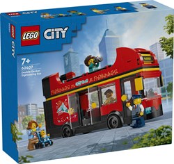 LEGO City autobús rojo de dos pisos set de construcción - 60407 juguete