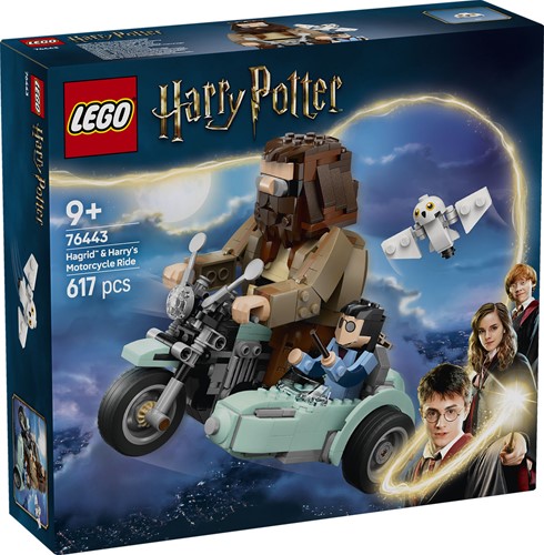 LEGO 76443 Harry Potter Hagrid en Harry's rit op  de motor