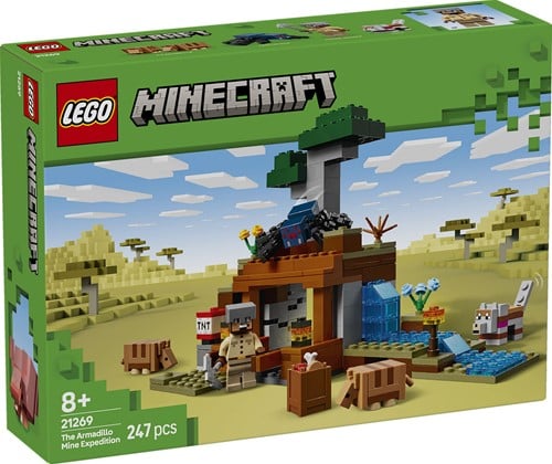 LEGO 21269 Minecraft De gordeldieren bij de mijn