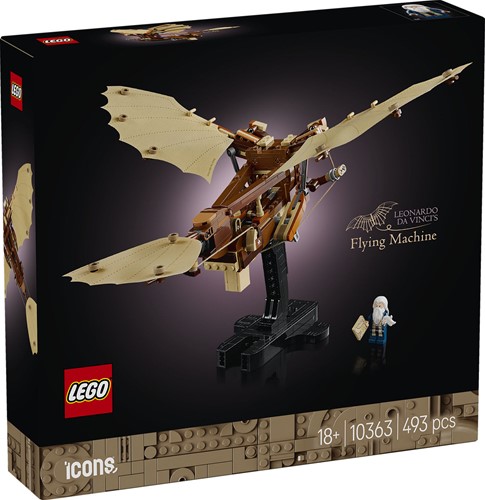 LEGO 10363 Icons De vliegmachine van Leonardo da  Vinci