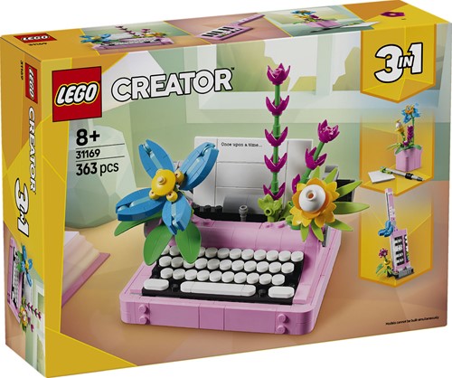 LEGO 31169 Creator Typemachine met bloemen
