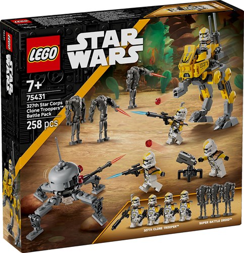 LEGO Star Wars 327th Star Corps Clone Troopers Battle Pack - set de construcción