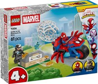 LEGO Spidey set de moto de juguete Spidey en moto contra Rhino