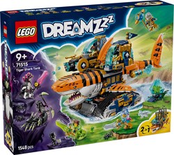 LEGO juguete Vehículo Tiburón Tigre DREAMZzz set de construcción para niños