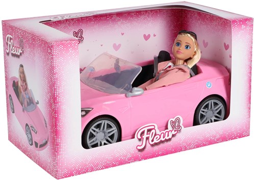 Fleur muñeca cabrio deluxe - coche de juguete set muñeca