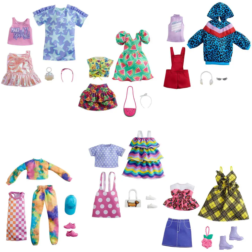 Mattel Barbie set de ropa para muñeca - Accesorios de moda para Barbie
