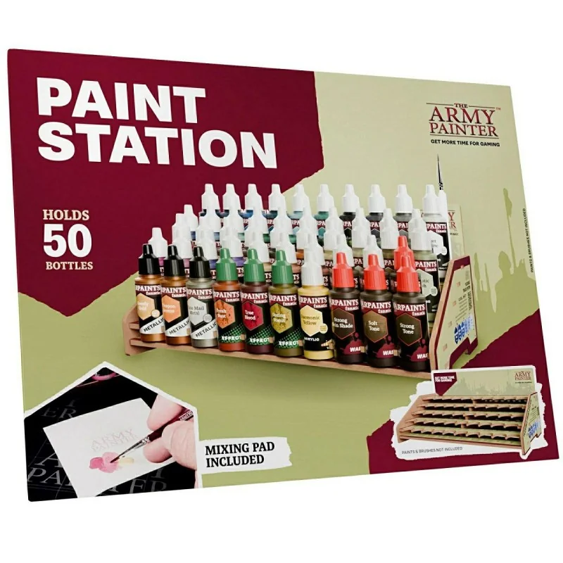The Army Painter estación de pintura - organizador hobby para 50 botes