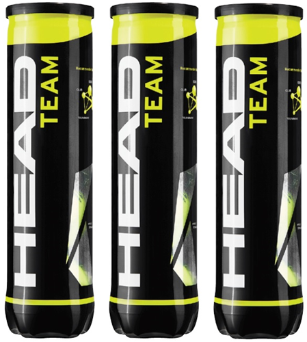 Head pelotas de tenis set - Team Pack de 12 pelotas duraderas