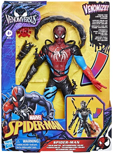Hasbro Spiderman Venom figura de acción Liquid Shifter juguete Marvel