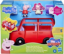 Hasbro Peppa Pig gran coche familiar juguete con Peppa y Evie