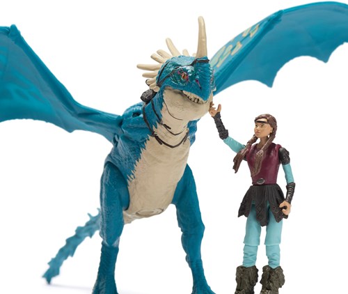 Spin Master juguete dragón How To Train Your Dragon Nadder y Astrid-3